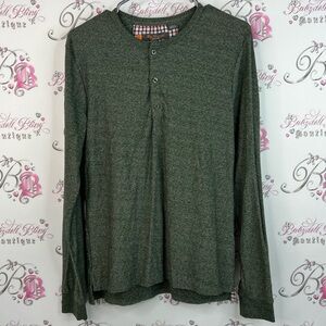 Ben Sherman Olive Long Sleeve Henley